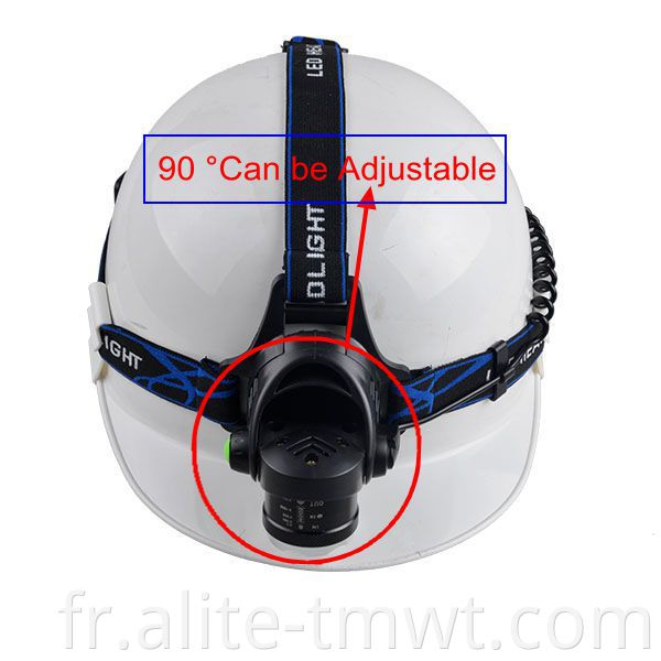 La meilleure lampe de casque de casque de la lampe de saftey